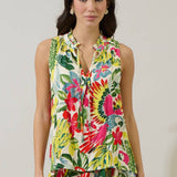 Wissa Tropical Sleeveless Blouse