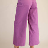 Lilac Scallop Pocket Pants