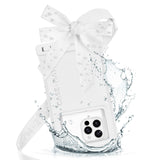 Ivory Pearl Bow Floating Pouch