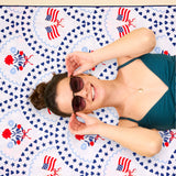 XL Quick-Dry Beach Towel–All-American