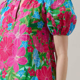 Summer Bloom Puff Top