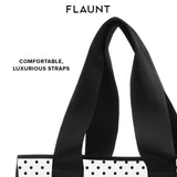 White Polka Dot Everyday Tote Bag