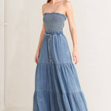 Denim Chambray Jumpsuit