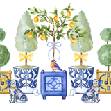 5.5x11 Chinoiserie 5pk Tray Inserts
