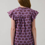Mosaic Ruffle Top