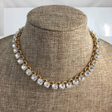 Large crystal Choker Necklace