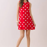 Polka Dot Print Dress