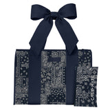 Case-Mate Navy Bandana Bow Jelly Tote Bag