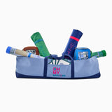XL Oh My Mahjong Canvas Storage Bag Blue