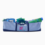 XL Oh My Mahjong Canvas Storage Bag Blue