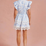 Botanical Garden Crochet Lace Dress
