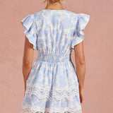 Botanical Garden Crochet Lace Dress