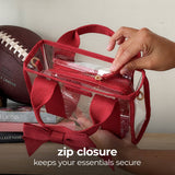 Case-Mate Stadium Bag Varsity Red Bow