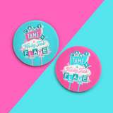 Cant Tame Acrylic Coaster