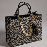 Leo Leopard Tote