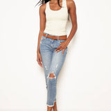 Seamless White  Tank Top