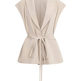 Sleeveless Blazer Vest