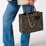 Leo Leopard Tote