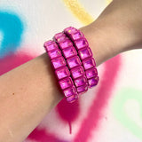 Hot Pink Bowie Bracelet