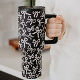 Black & White Bows Tumblers