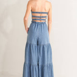 Denim Chambray Jumpsuit