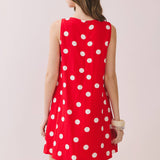 Polka Dot Print Dress