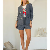 Denim Blue Blazer