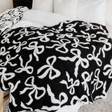 Double Sided Bows Blanket