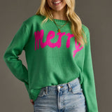 Mint Merry Sweater