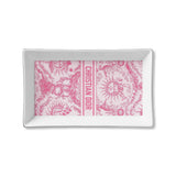 Ceramic Tray- Pink Toile