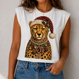 Santa Hat Leopard