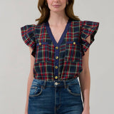 Kimma Button Down Top