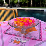 Bams & Bubbly Custom Mahjong Dice Set (Set of 2) Pink Orange