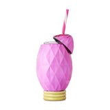 Pink Vintage Holiday Light Cup