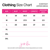Everyday Zipper Dress
