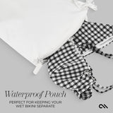 Ivory Pearl Bow Waterproof Pouch