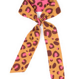 Camile Skinny Scarf Cheetah Print 36x2
