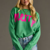 Mint Merry Sweater