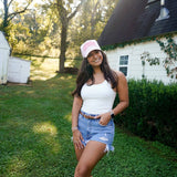 Expensive - Pink Camo Trucker Hat