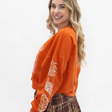 Hello Fall Sequin Top