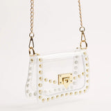 Jackie Pearl Clear Handbag