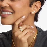 Jaguar Pave Gold Ring