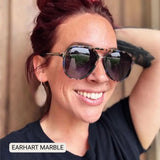 DAX Earhart Marble Sunglasses