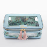 Lt Blue Metallic Stackable Tile Storage Bag