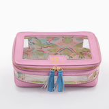 Lt Pink Metallic Stackable Tile Storage Bag