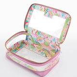 Lt Pink Metallic Stackable Tile Storage Bag