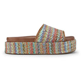 Nina Multi Color Platform Sandal