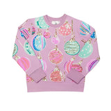 Sequin Christmas Ornament Sweatshirt