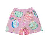 Sequin Christmas Ornament Shorts