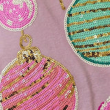 Sequin Christmas Ornament Shorts